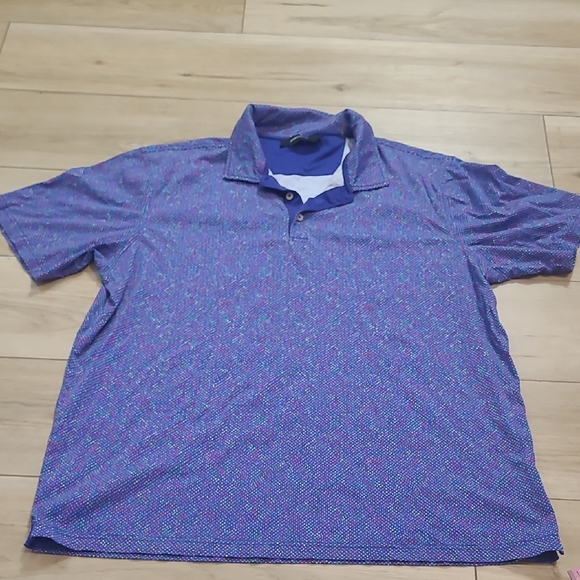 Bugatchi Other - Bugatchi Purple and Blue Polo Shirt 100% Mercerized Cptton XXL